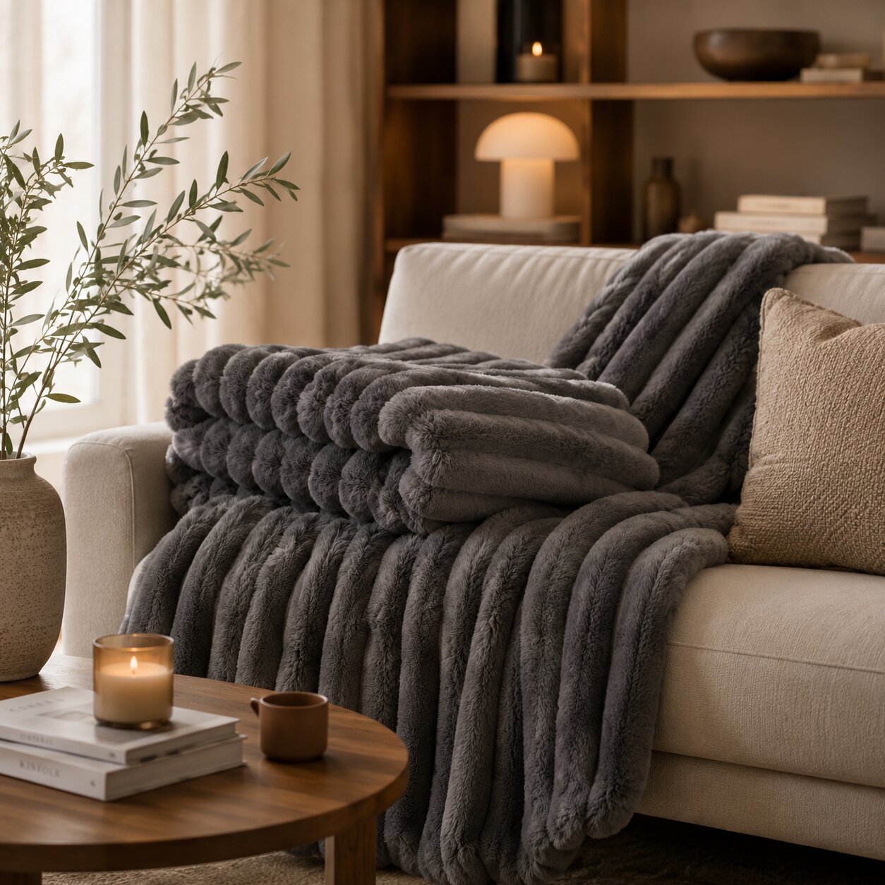 Cloud Ribbed Blanket