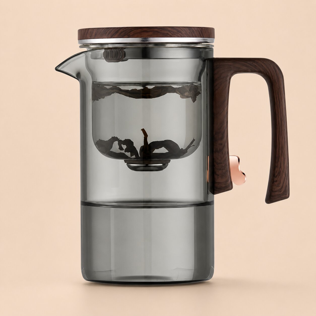 TeaFlow Magnetic Glass Teapot