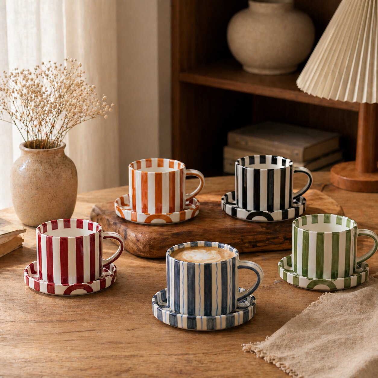 Mellie Stripe Cup Set