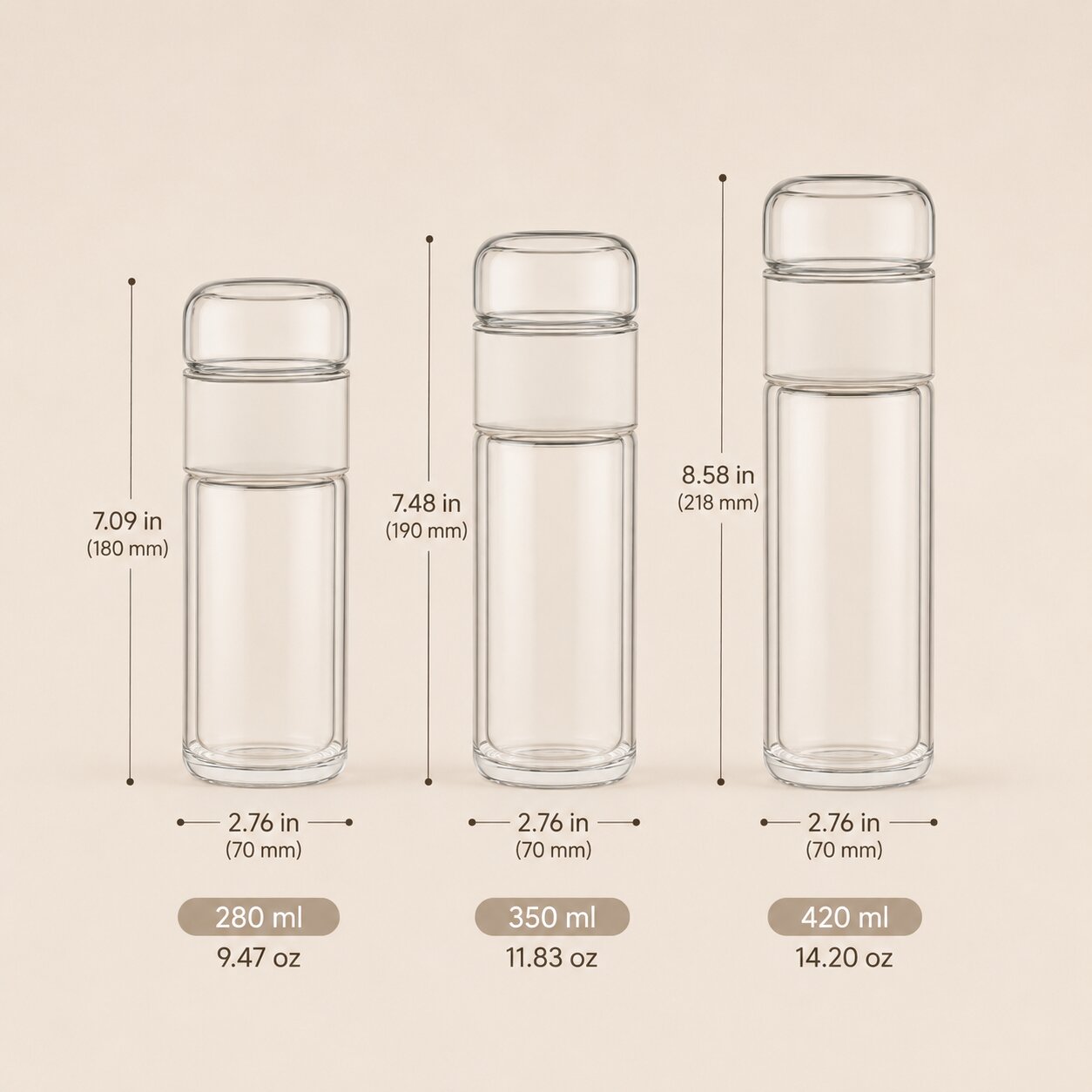 InfiniTea Glass Infuser