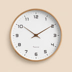 Elara Solid Wood Wall Clock