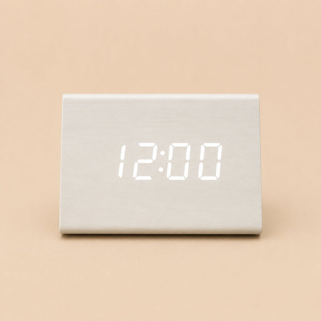 Avero Voice-Controlled Wooden Alarm Clock