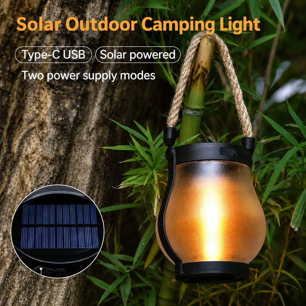 Vela Rechargeable Solar Lantern Set