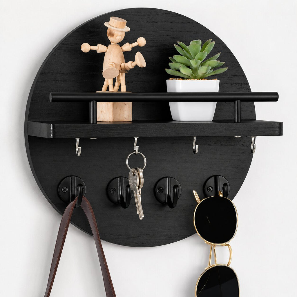 Wooden Wall Key Holder