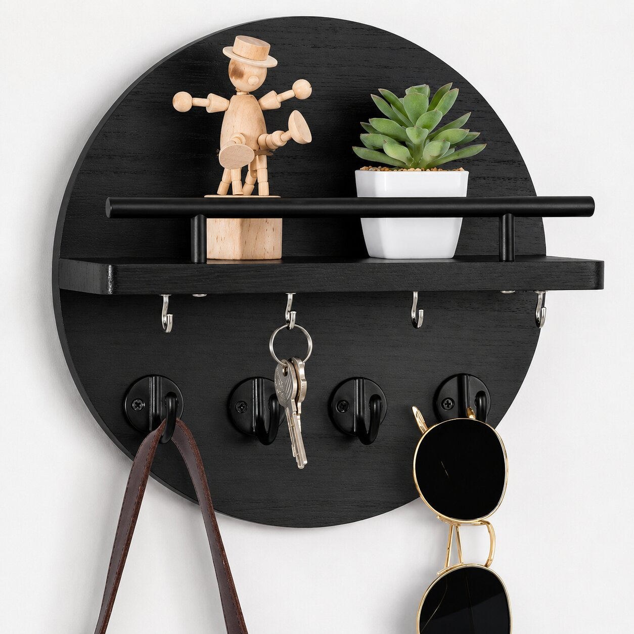Wooden Wall Key Holder