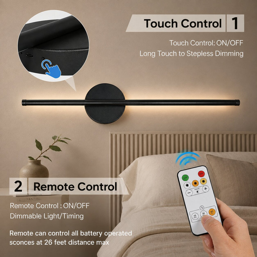 Linea Rechargeable Wall Sconce