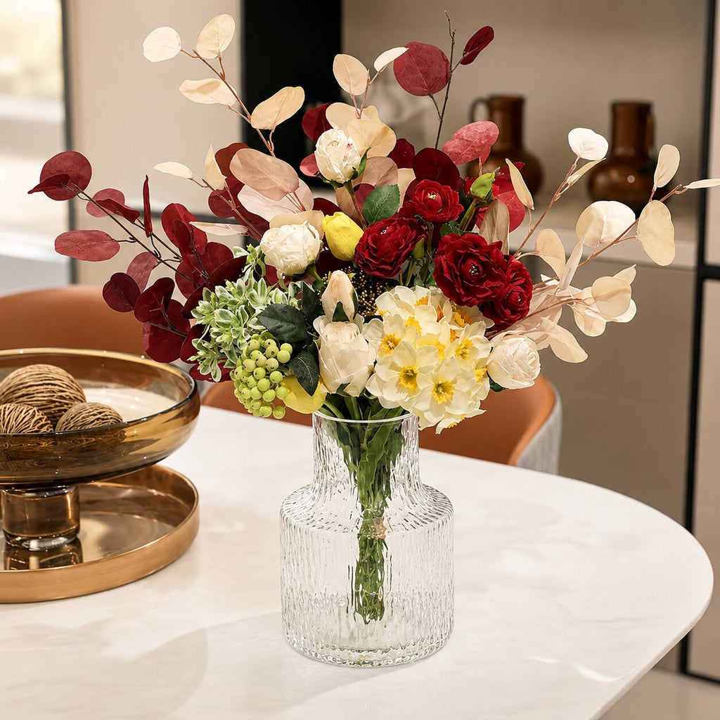 Elowyn Glacier Glass Vase