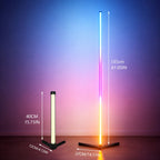 Smart RGB LED Corner Floor Lamp