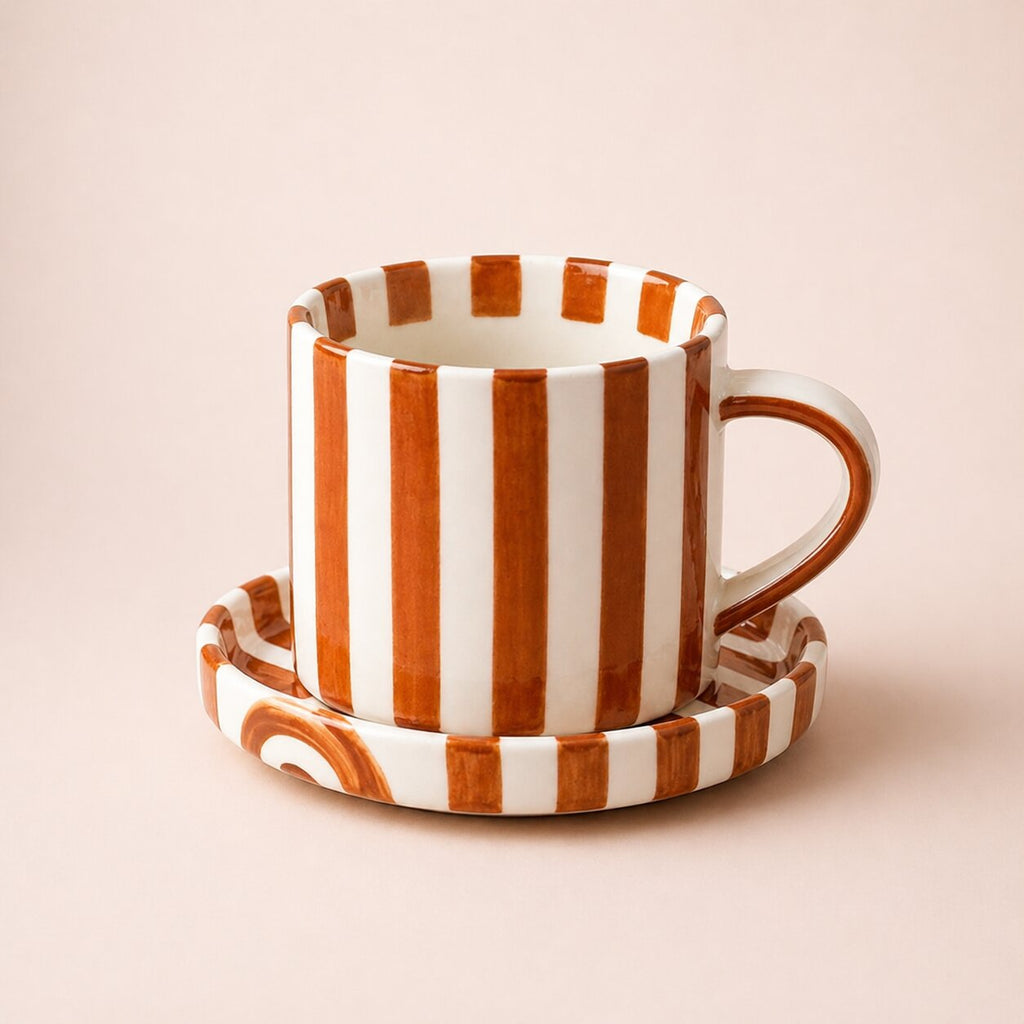 Mellie Stripe Cup Set