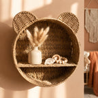 Teddy Rattan Wall Shelf