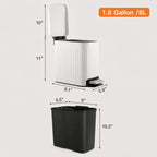 Avero Slim Step Bin