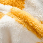 Sienna Checkered Fleece Throw Blanket