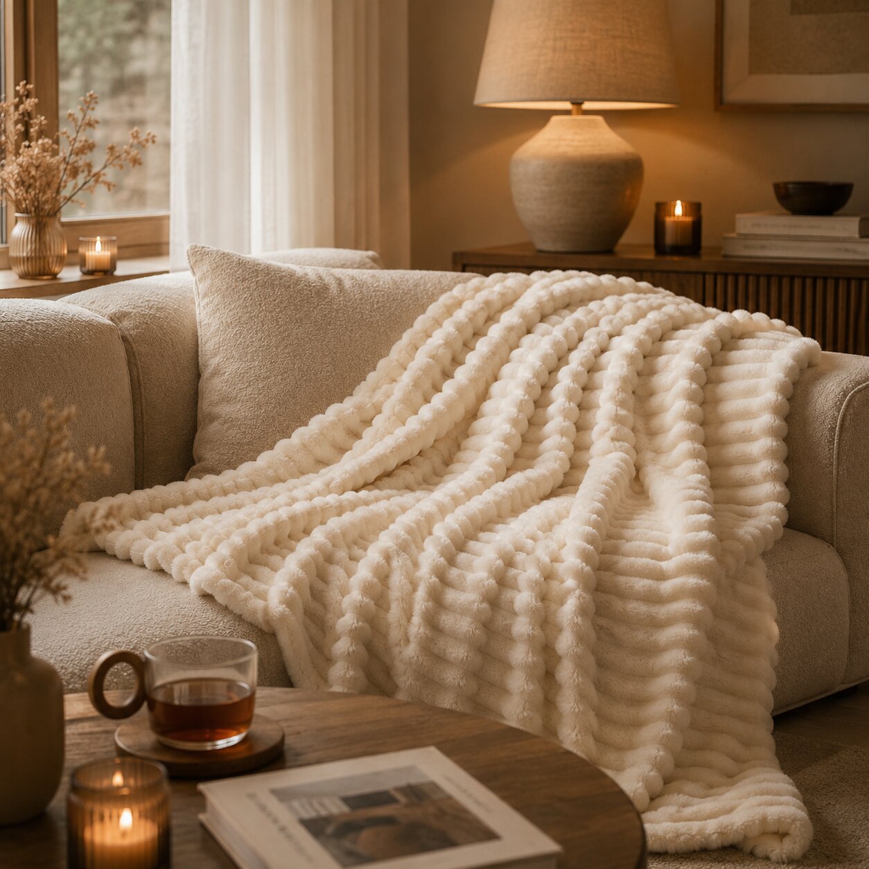 Cloud Ribbed Blanket