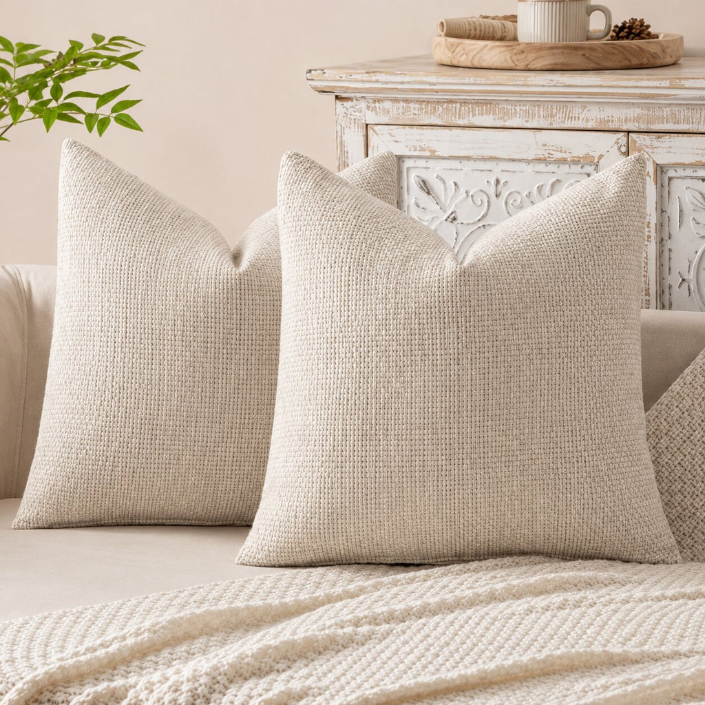 Marlow Textured Throw Pillow Cover