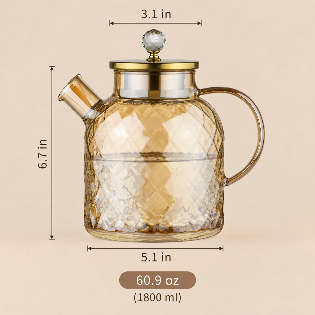 Aurelia Glass Teapot