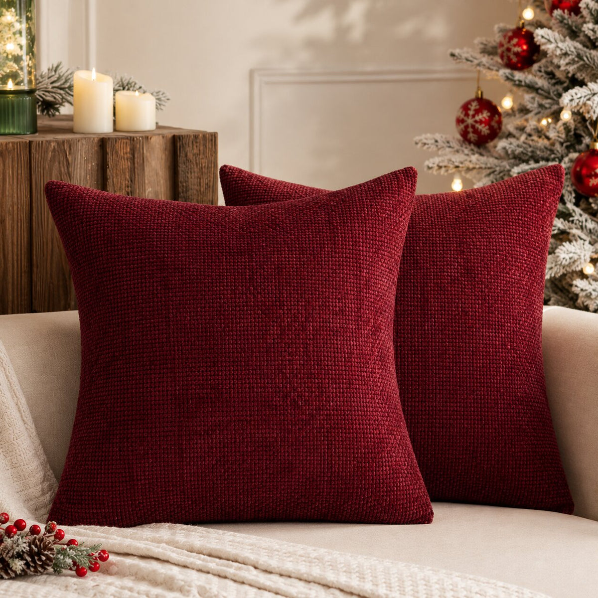 Marlow Textured Throw Pillow Cover