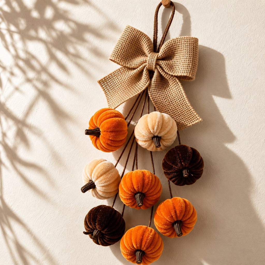 Harvest Pumpkin Wreath