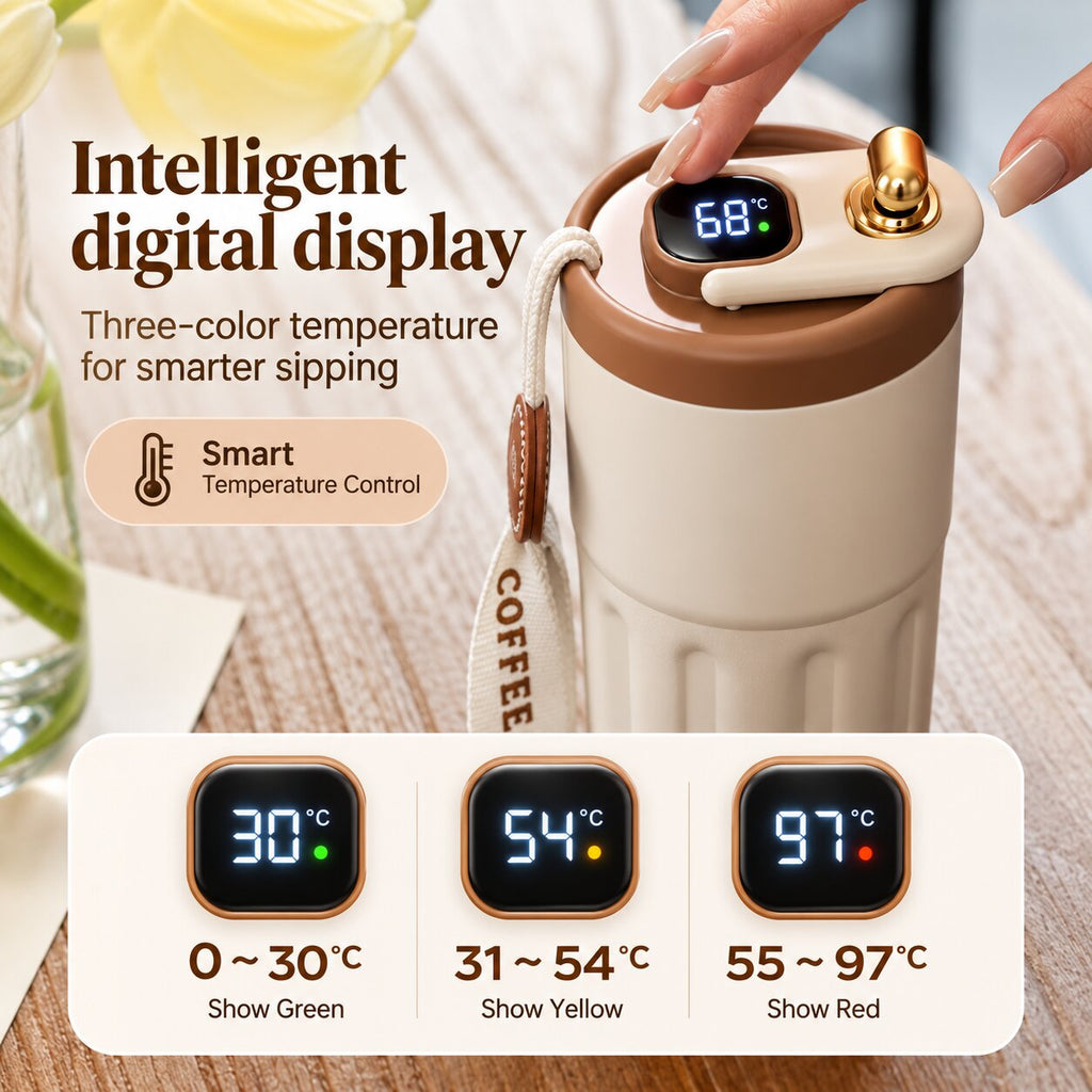 Nola Temperature Display Travel Mug