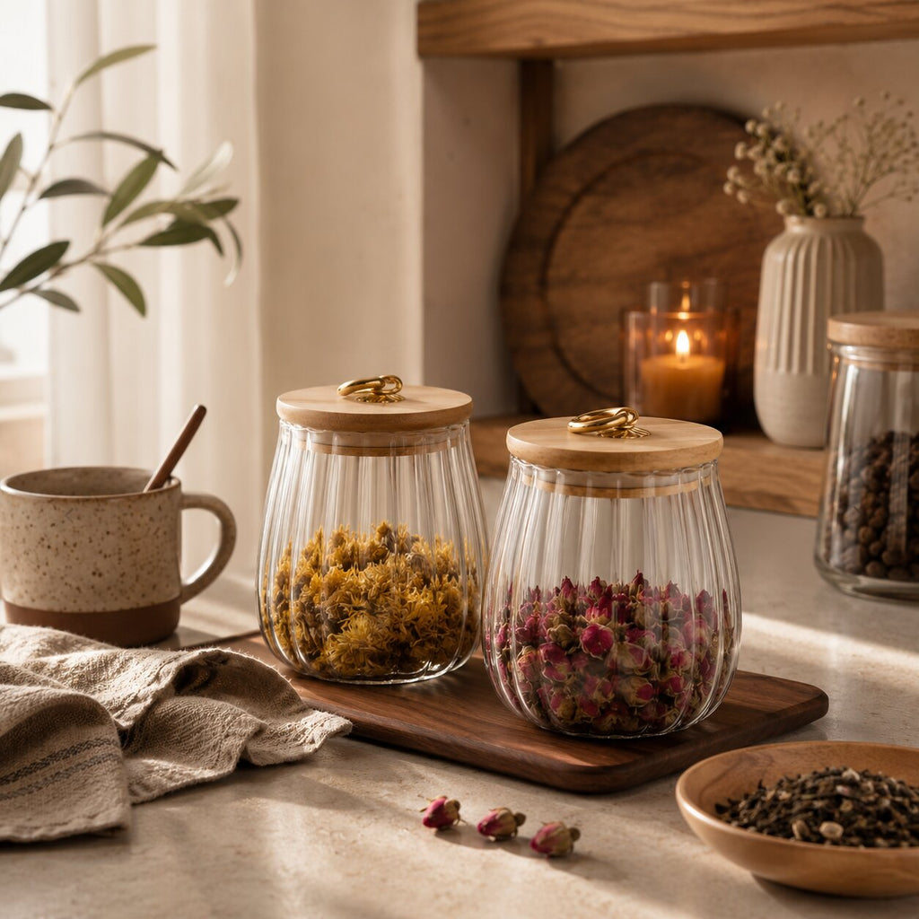 Nicky Glass Storage Jar
