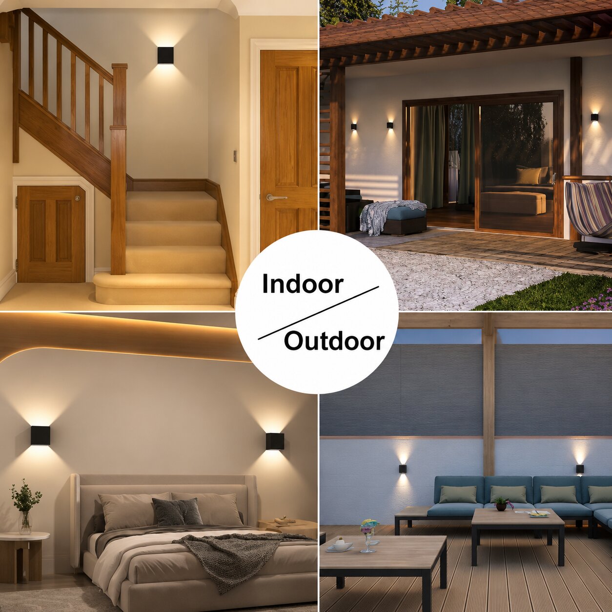 Cube Wall Light (Indoor or Outdoor)