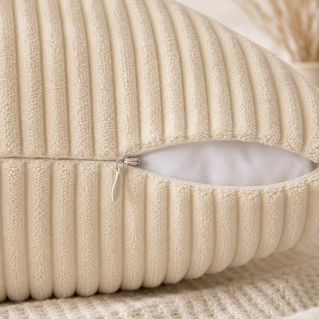 Rowan Corduroy Throw Pillow Cover