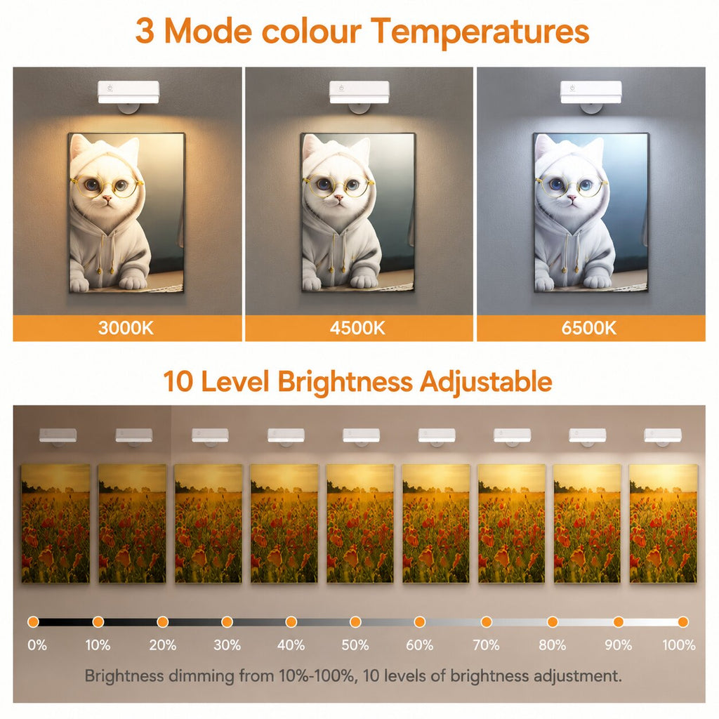 LumiFlex Rechargeable Wall Light