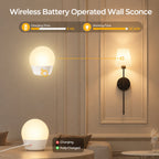 Elara Cordless Wall Sconce Set of 2