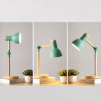 Marlowe Adjustable Wooden Desk Lamp