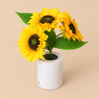 Rechargeable Sunflower Table Lamp