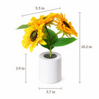 Rechargeable Sunflower Table Lamp