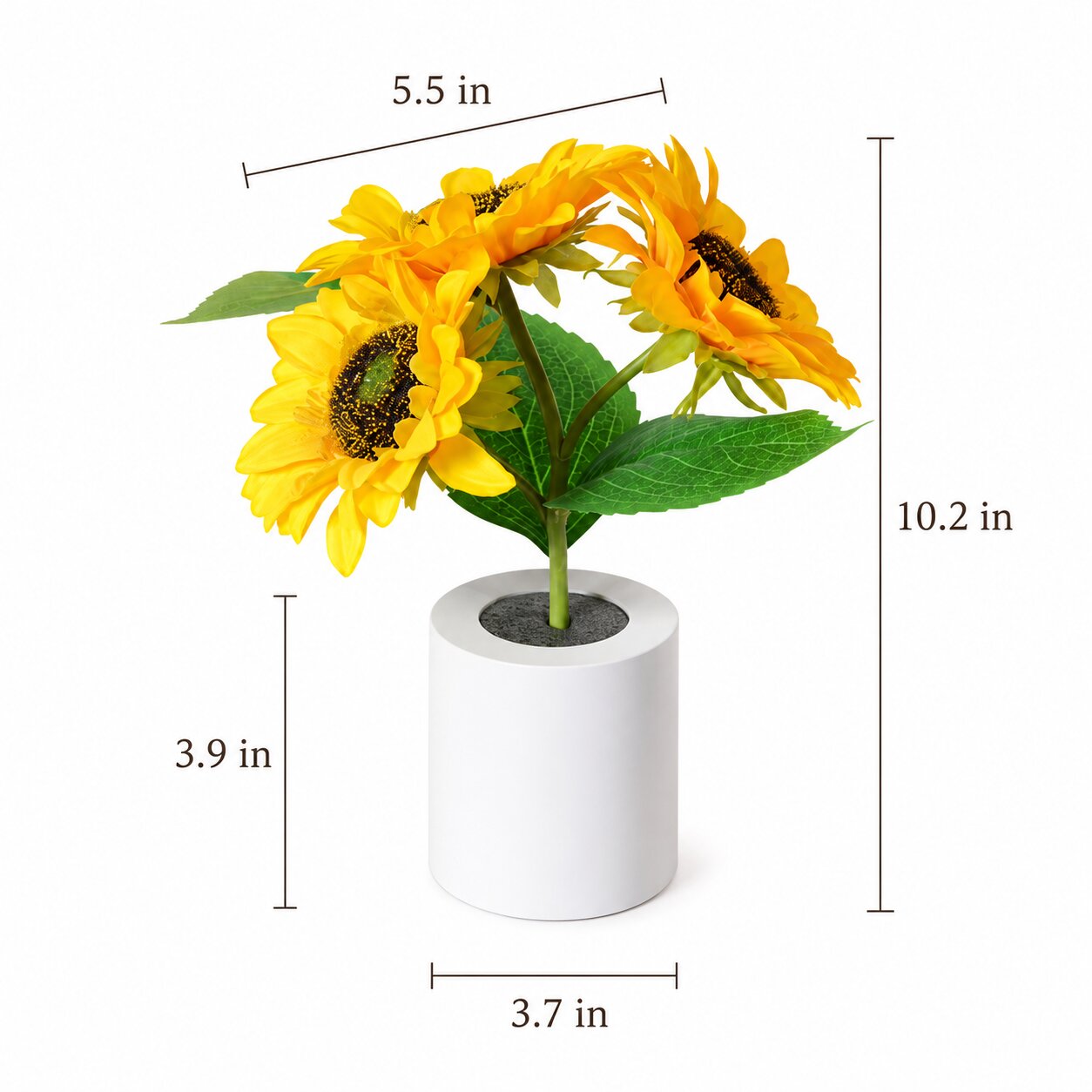Rechargeable Sunflower Table Lamp