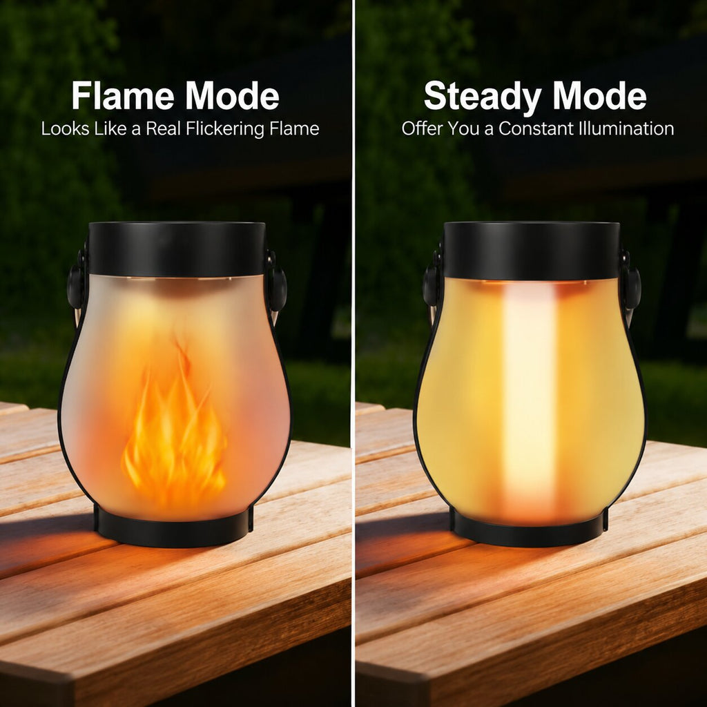 Vela Rechargeable Solar Lantern Set