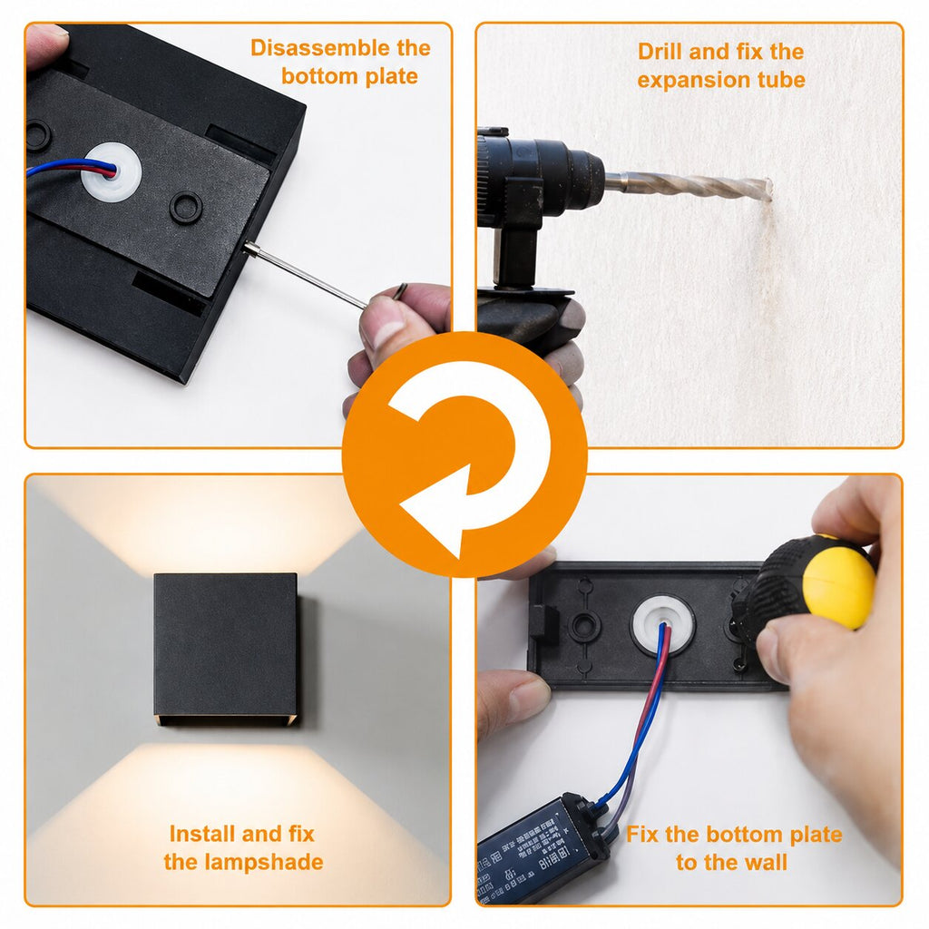 Cube Wall Light (Indoor or Outdoor)