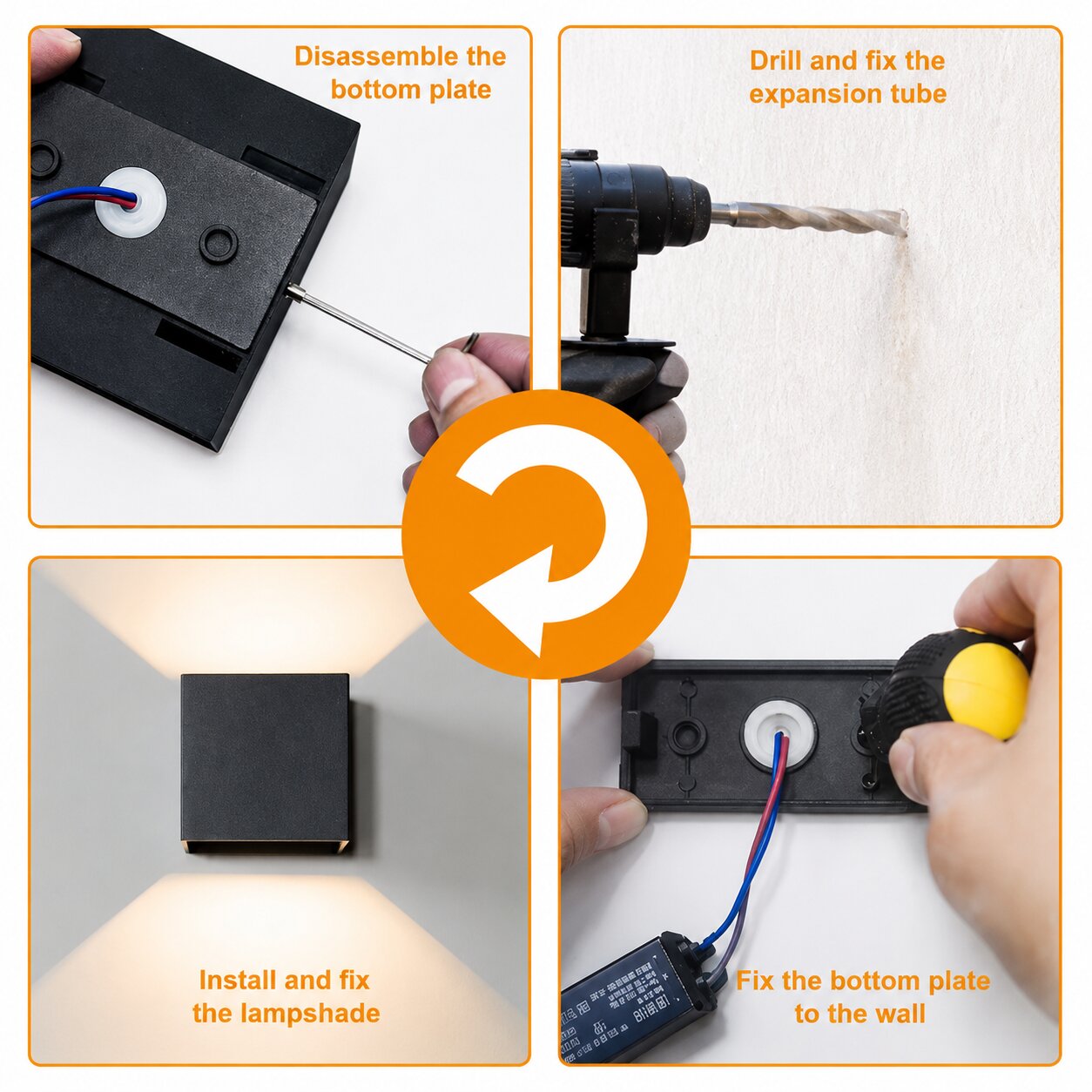 Cube Wall Light (Indoor or Outdoor)