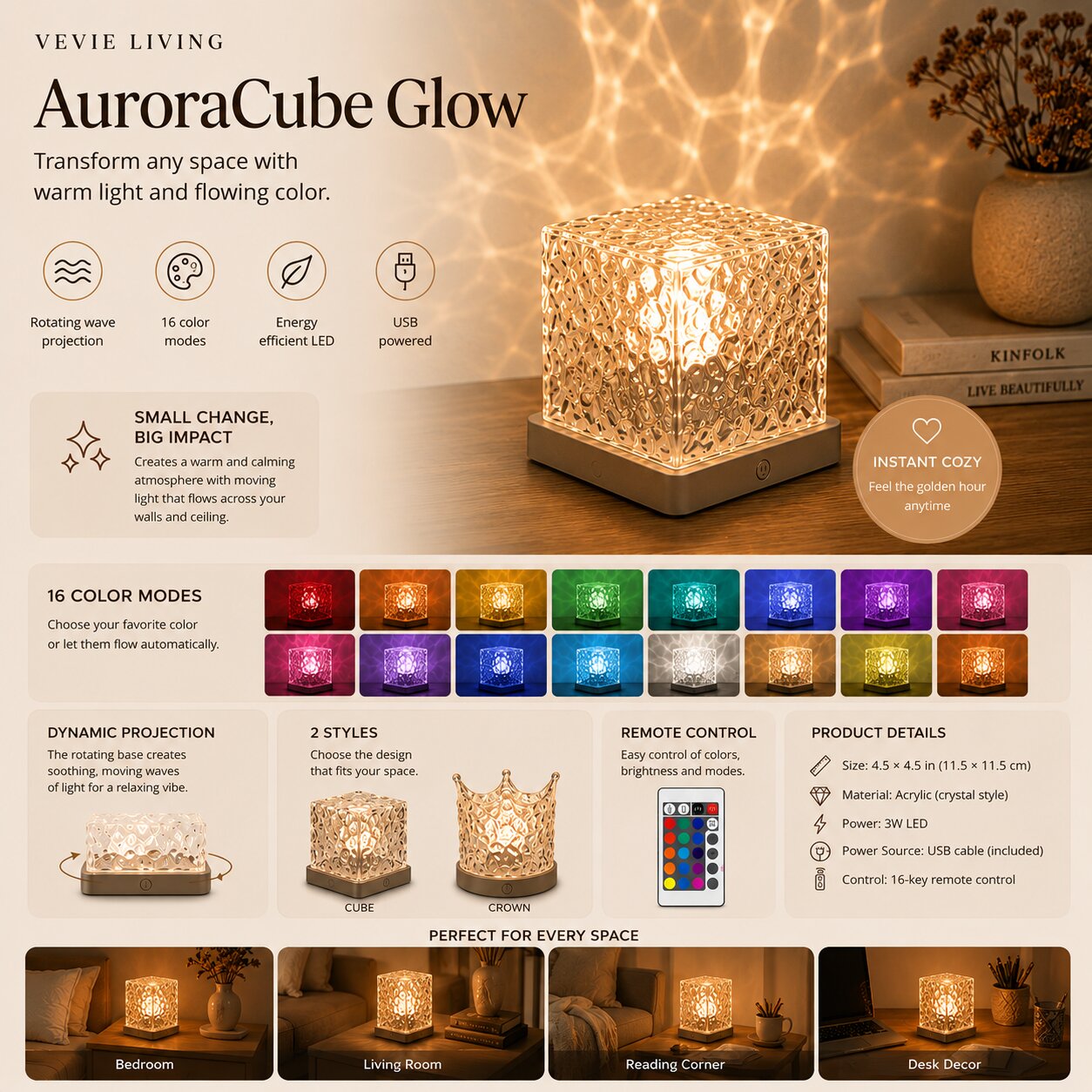 AuroraCube Glow