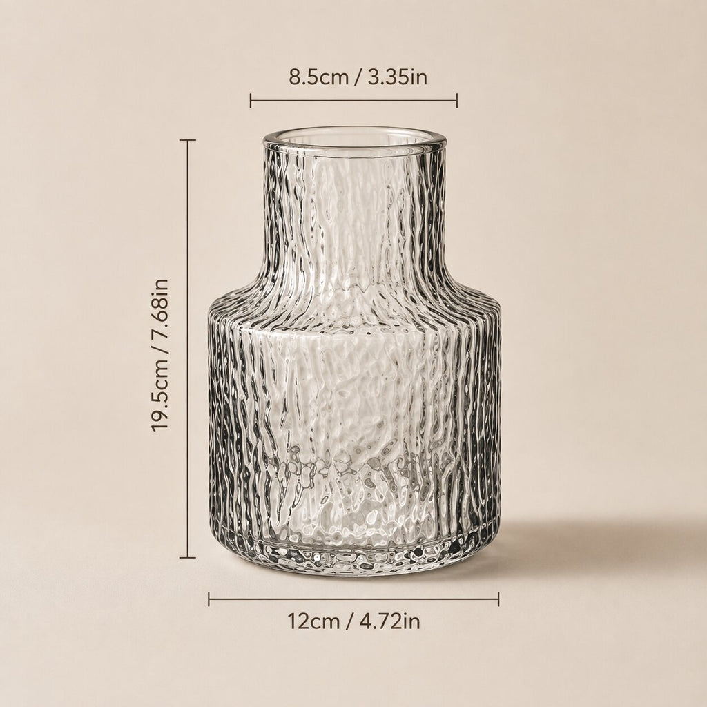 Elowyn Glacier Glass Vase