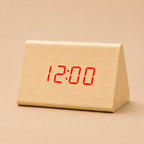 Avero Voice-Controlled Wooden Alarm Clock