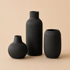 Sorelle Ribbed Vase Set