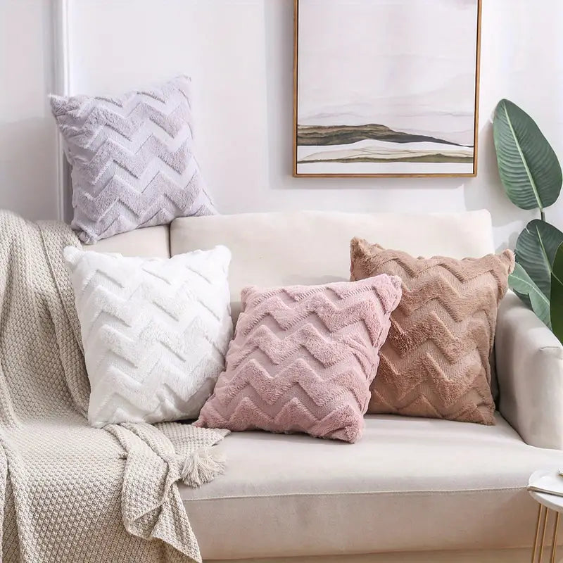 Vela Plush Pillow Cover