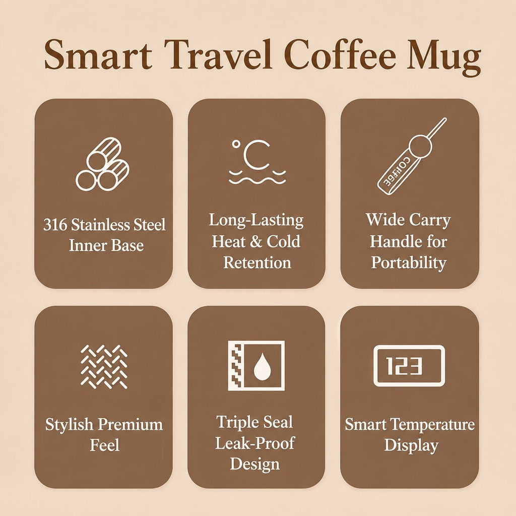 Nola Temperature Display Travel Mug