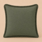 Damian Linen Fringed Pillow Cover