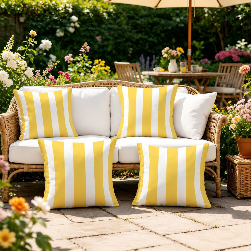 Sunny Stripe Pillow Cover