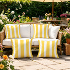 Sunny Stripe Pillow Cover