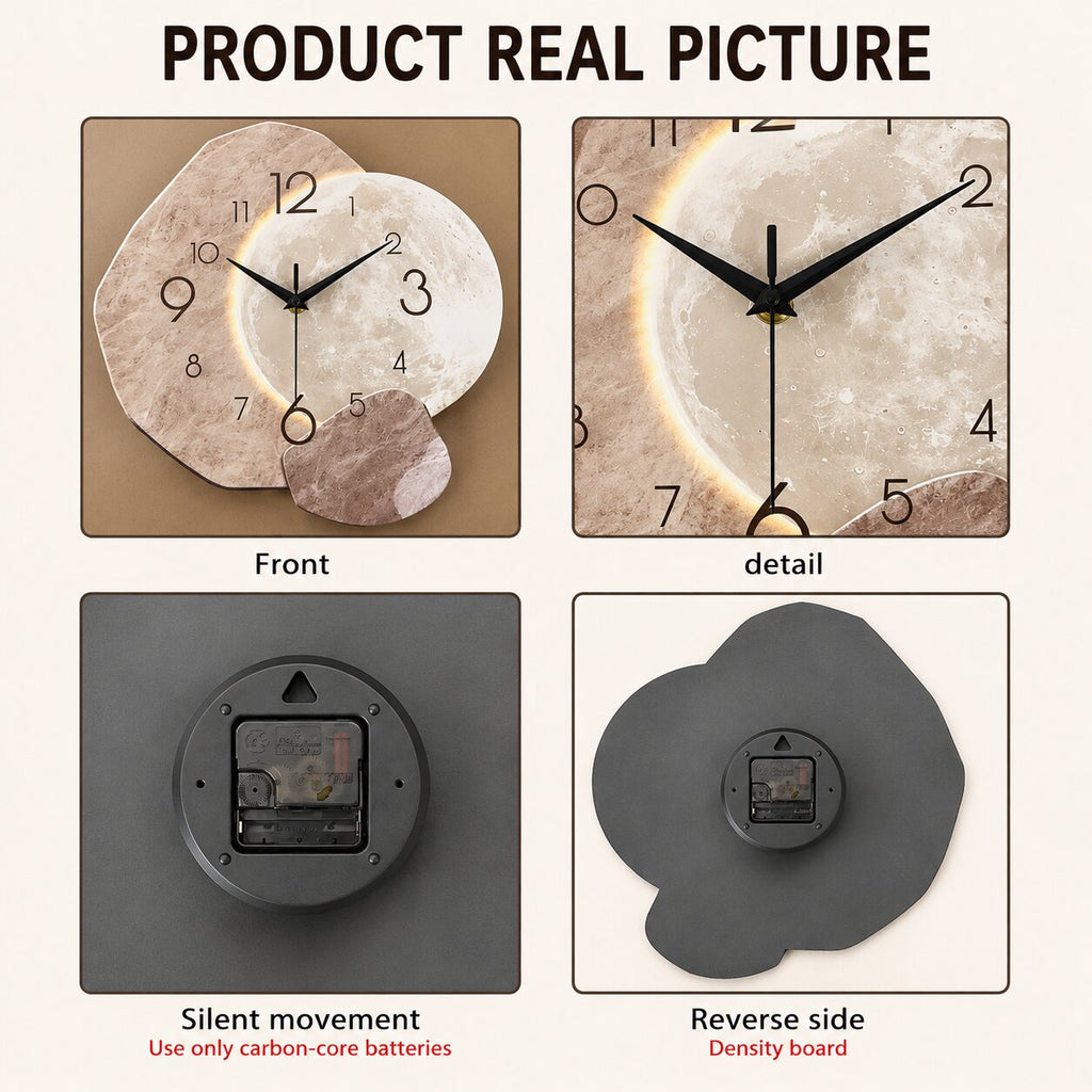 LunaStone Moon Wall Clock
