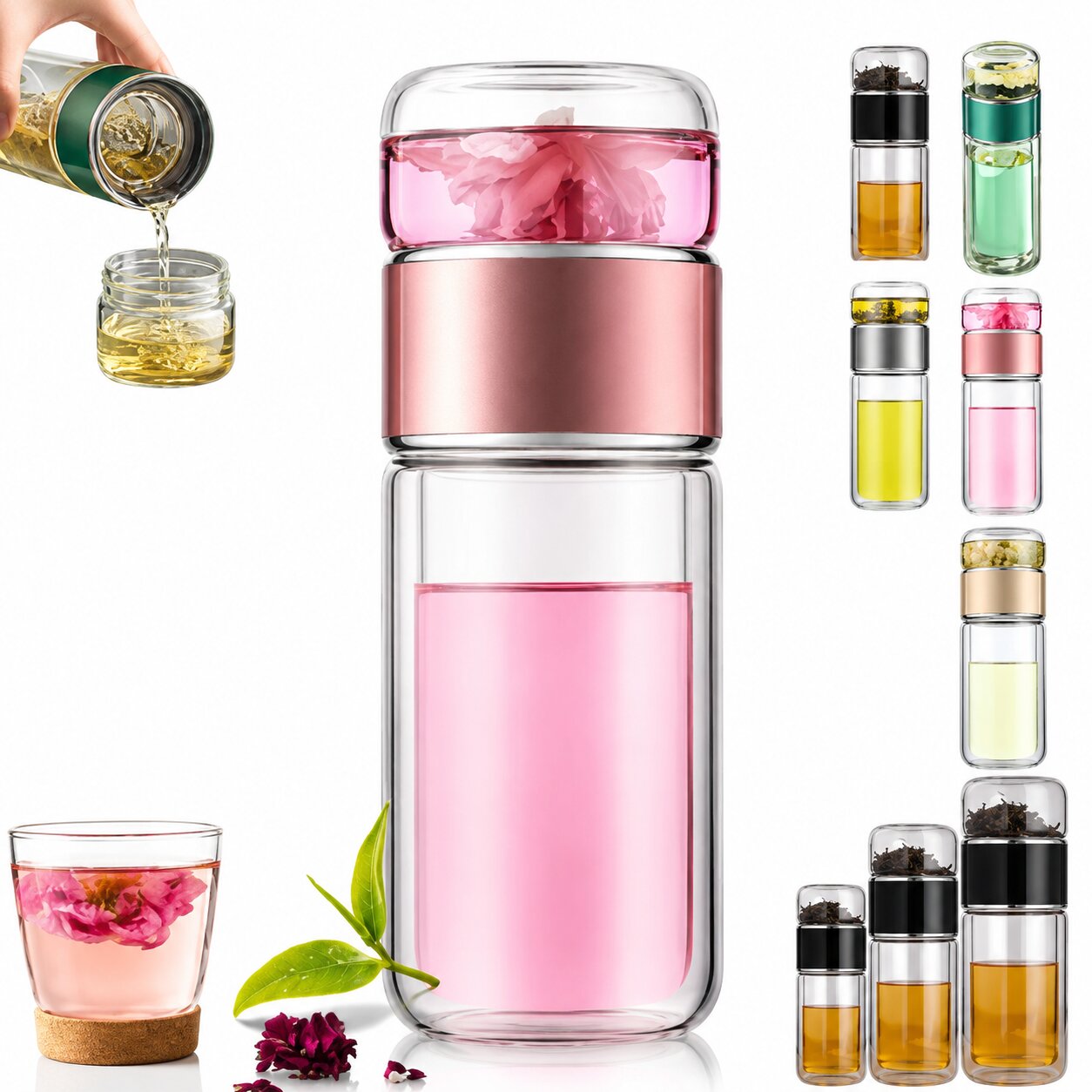 InfiniTea Glass Infuser