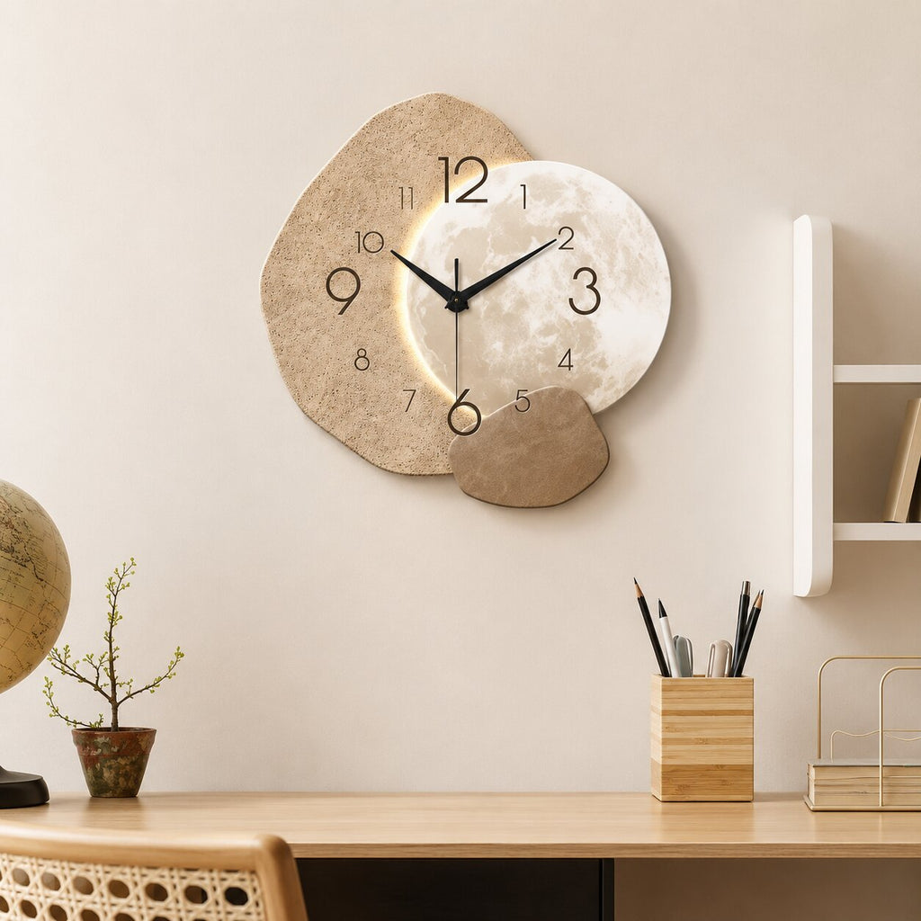 LunaStone Moon Wall Clock