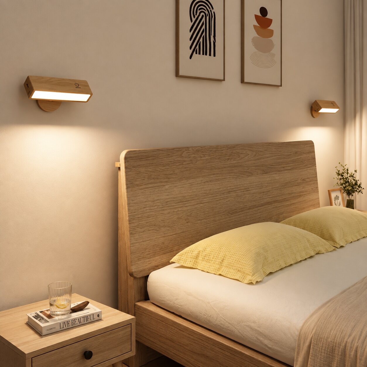 LumiSense Rechargeable Wall Light