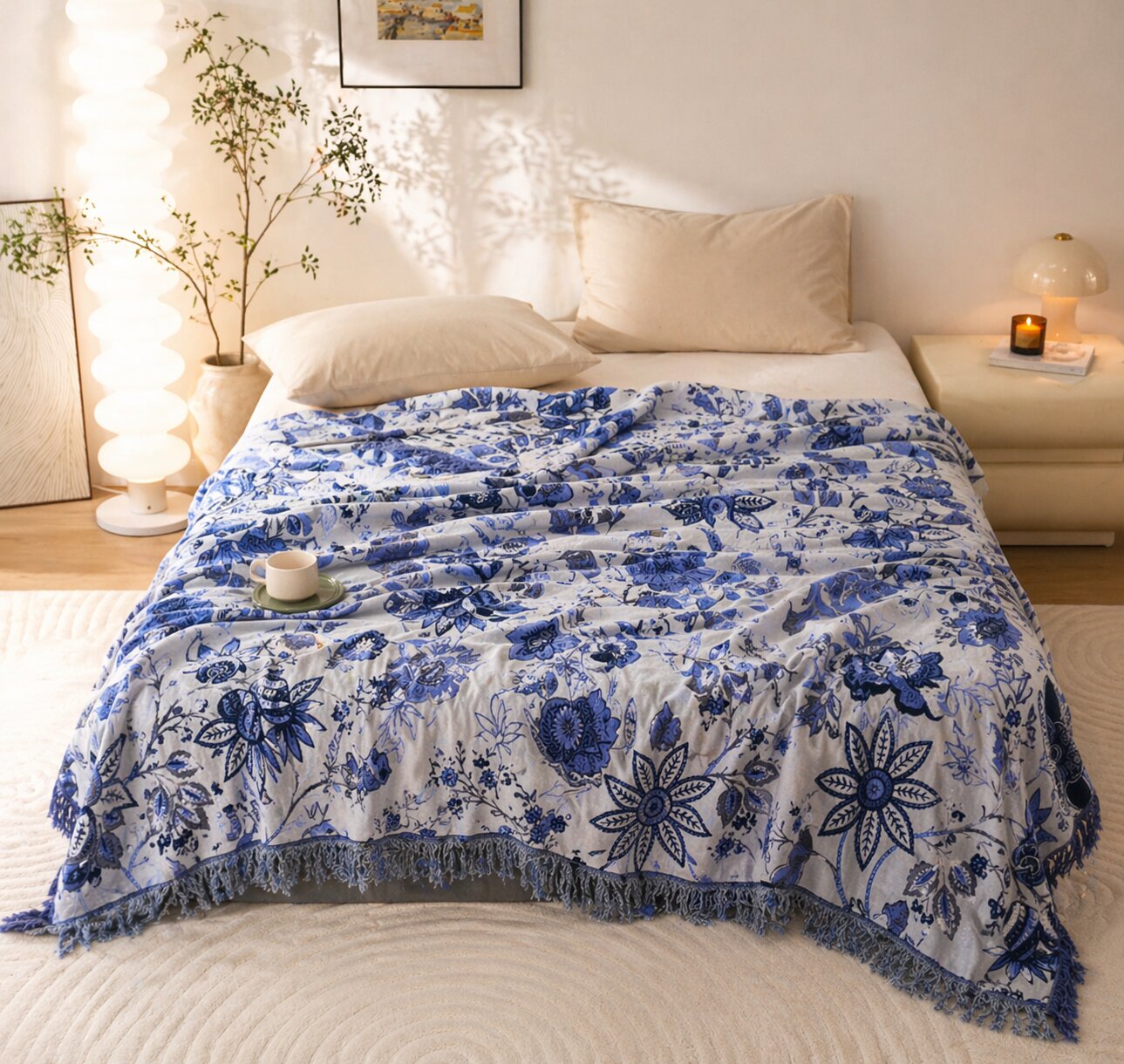 Sienna Woven Throw Cover