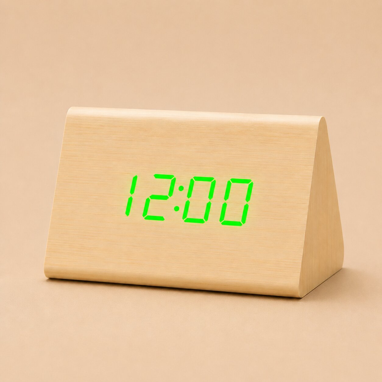 Avero Voice-Controlled Wooden Alarm Clock
