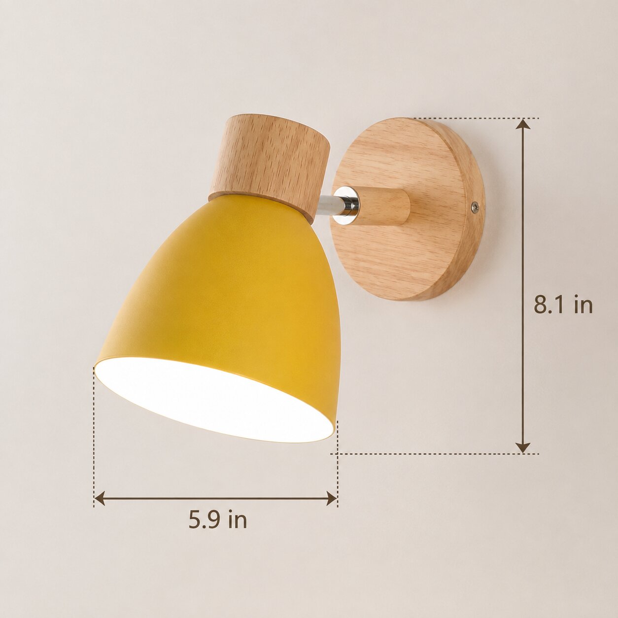 LumaWood Adjustable Wall Sconce